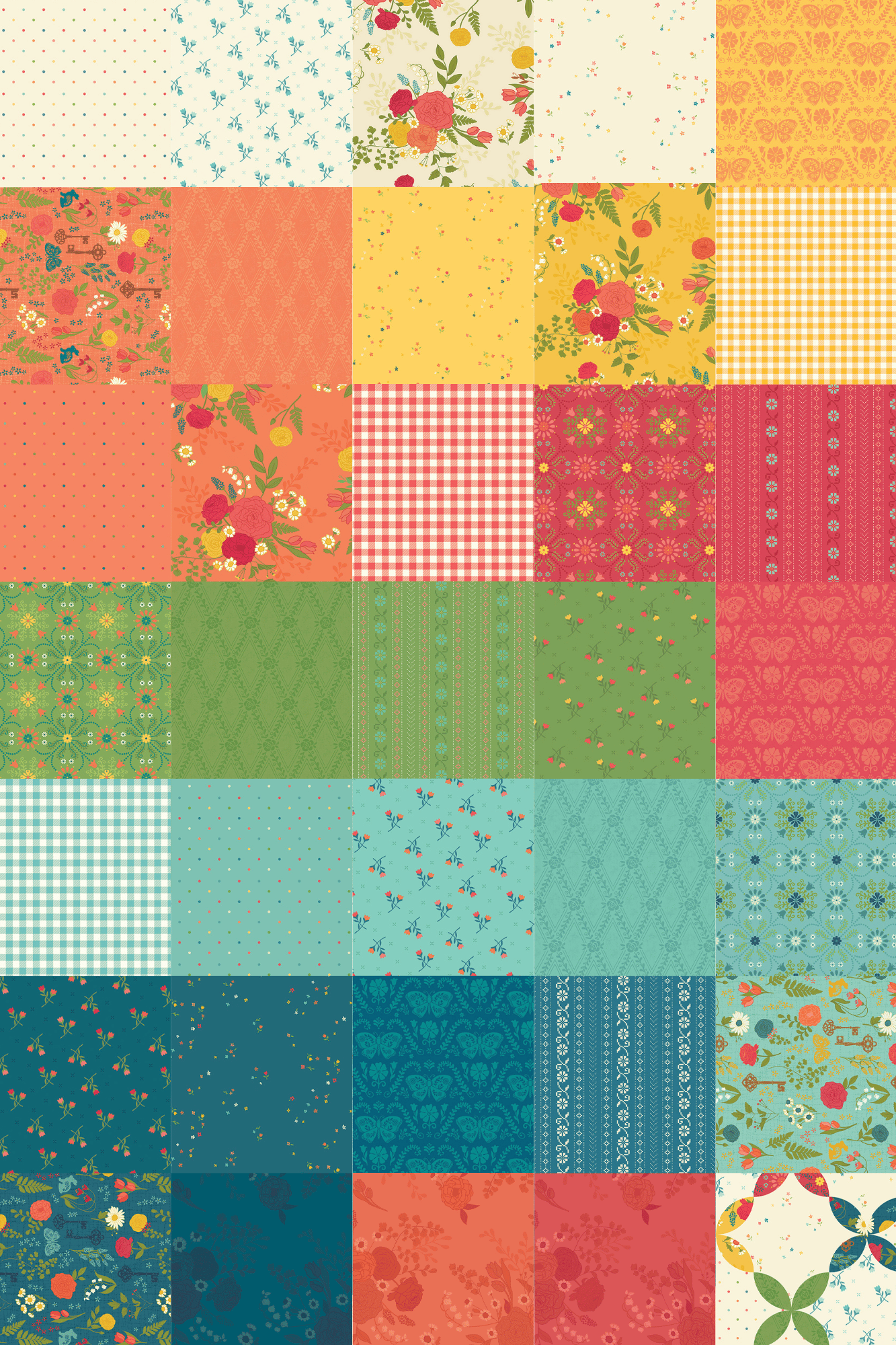 First Blooms Fat Quarter Bundle | Anka's Treasures